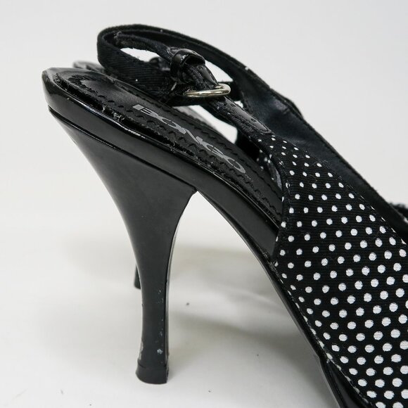 Vintage Y2K Bongo Polka Dot Slingback Pumps - Picture 10 of 15